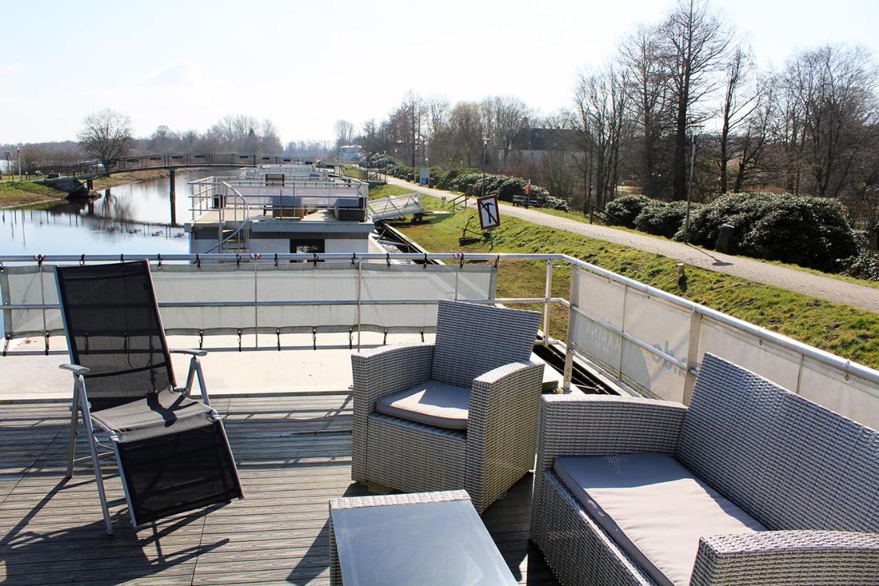 Hotel Hausboot In Bad Bederkesa Esterno foto